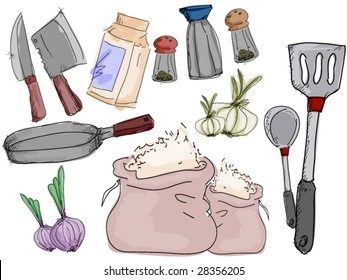 Cooking Doodles - Vector