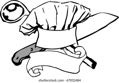 Cooking drawing logo
