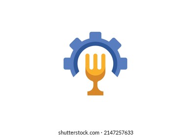 Cooking and Eating Tools Logo Vector