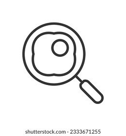 Cooking Egg Icon Sign Symbol Vector