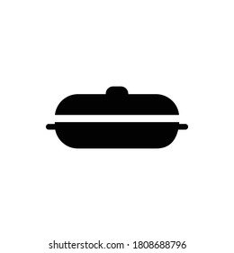 cooking equipment icon vector symbol of restaurant isolated illustration white background