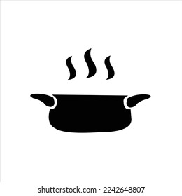 cooking equipment pot vector logo design