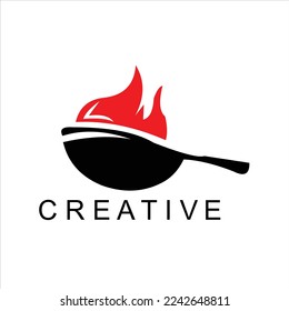 diseño del logotipo del vector de cocción
