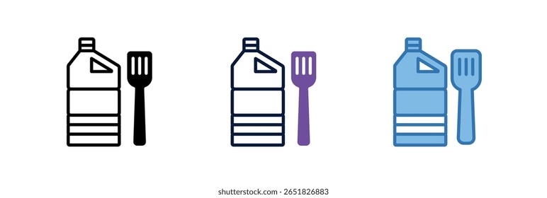 Elemento de ícone de fundamentos de culinária para design