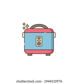 Cooking  Flat Icon Isolated On White Background