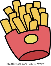 Cooking food color single item icon Potato