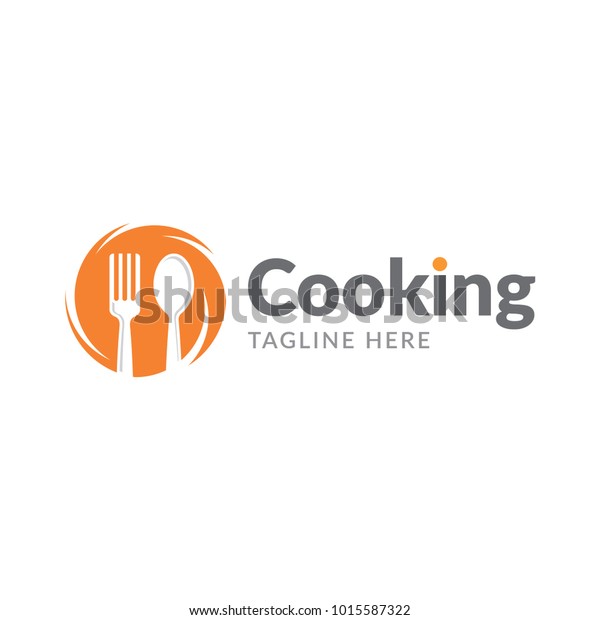 Cooking Food Fork Spoon Restaurant Logo Stock Vector (Royalty Free ...