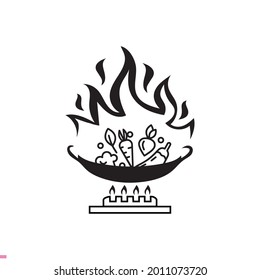 Cooking Food Logo Design for Business And Company.