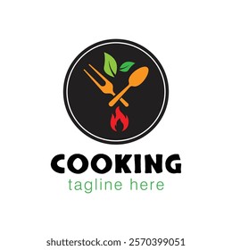 Cooking Food logo design. Food vector logo. 