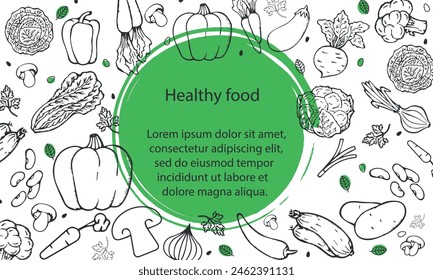 Cooking Food And Vegetables Background
