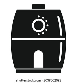 Cooking fry appliance icon simple vector. Deep fryer. Oil basket