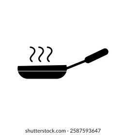 Cooking Frying Pan Icon, vector simple illustration for web and app..eps

