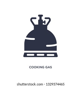 cooking gas icon. Simple element illustration from camping concept. cooking gas editable symbol design on white background. Can be use for web and mobile.