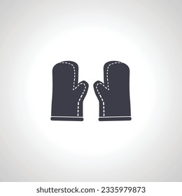 Kochen von Handschuhen Symbol. Kochen-Handschuhsymbol
