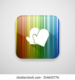 cooking gloves  icon