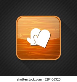 cooking gloves  icon