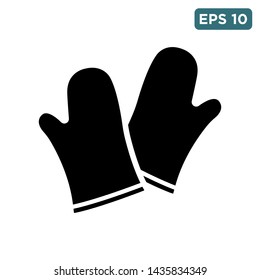 cooking gloves icon vector design template