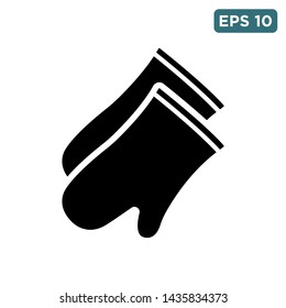 cooking gloves icon vector design template