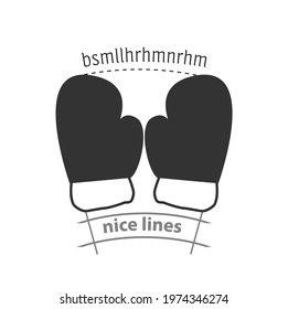 cooking gloves simple vector icon. cooking gloves simple vector icon. cooking gloves simple vector icon. 