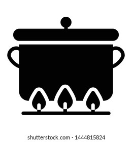 cooking glyph flat vector icon