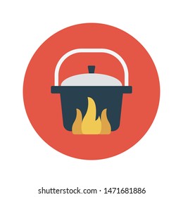 cooking glyph flat vector icon