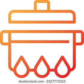 Cooking Gradient Icon - Single Icon, Vector 