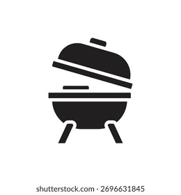 Cooking Grill Filled Icon Vector Illustration