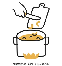 Cooking. Hand Drawn Doodle Cooking Icon.