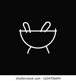 Cooking Hand Drawn Icon Set. Fully Editable Vector. Unique and Authentic.