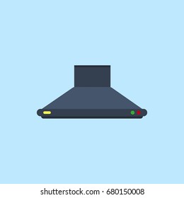 cooking hood. kitchen ventilation vector icon