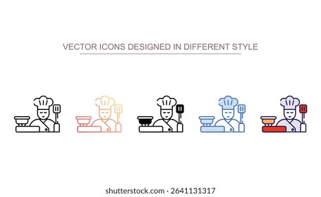 Cooking icon design with white background stock illustration