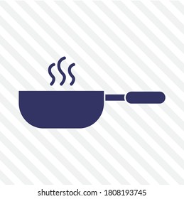 Cooking icon. isolated in striped background