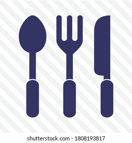 Cooking icon. isolated in striped background