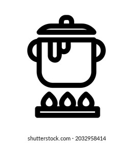 cooking icon or logo isolated sign symbol vector illustration - high quality black style vector icons
