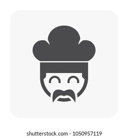Cooking icon on white.