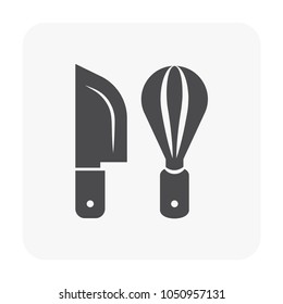 Cooking icon on white.