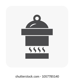 Cooking icon on white.