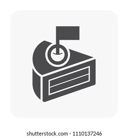 Cooking icon on white.