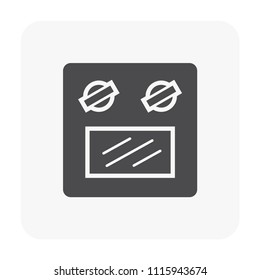 Cooking icon on white.