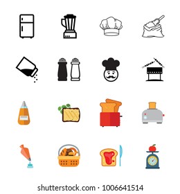 Cooking icon set