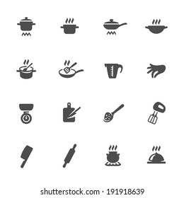 Cooking icon set