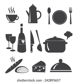Cooking icon set