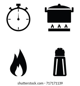 Cooking icon set