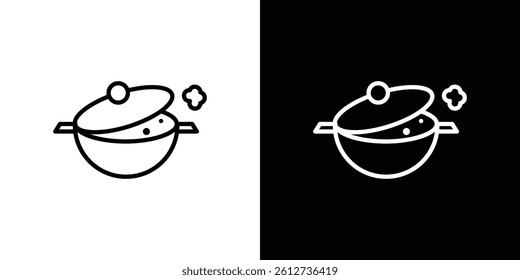 Cooking icon set. Black illustration isolated for graphic and web design