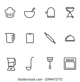 conjunto de iconos de cocina y gráficos para descarga gratuita