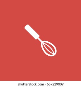 cooking icon. sign design. red background