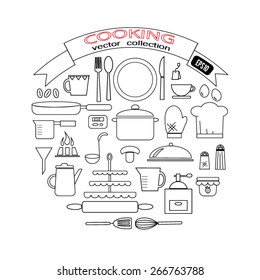 Cooking icon. Simple illustration.