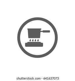 Cooking Icon in trendy flat style isolated on white background. Award symbol for your web site design, logo, app, UI. Vector illustration, EPS10.