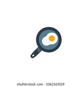 Cooking icon. Vector fried egg