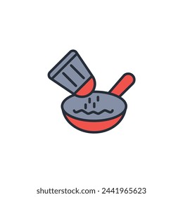 cooking icon. vector.Editable stroke.linear style sign for use web design,logo.Symbol illustration.